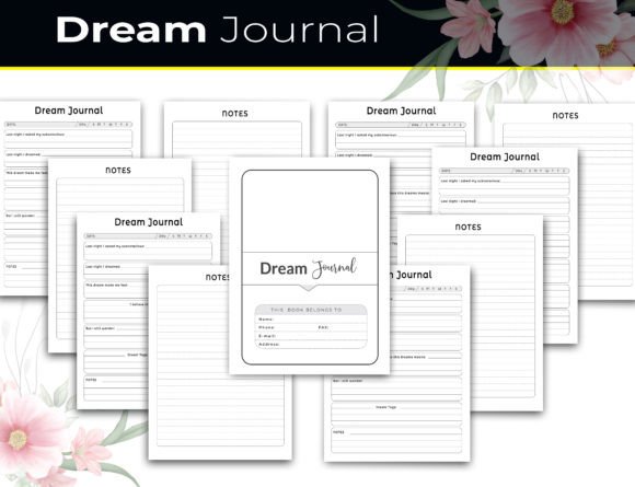 2022 Dream Journal Planner for KDP