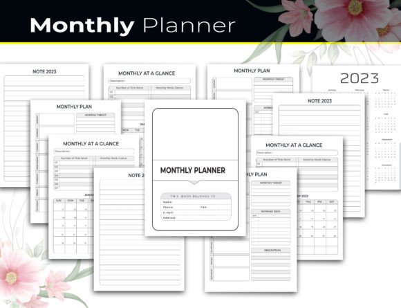 2023 Monthly Planner – KDP Interior’s: A Comprehensive Tool for Organized Planning