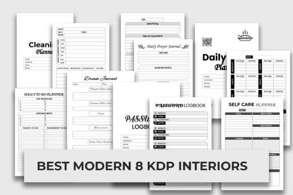 Best Modern 8 KDP Interiors: Enhancing Your Publishing Experience