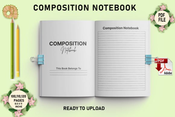 Composition Notebook for KDP Interiors: A Versatile Tool for Creatives and Professionals