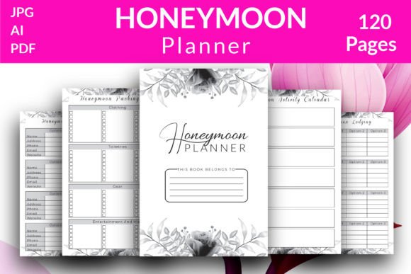Creating a Memorable Honeymoon Experience with Honeymoon Planner KDP Interiors Graphic