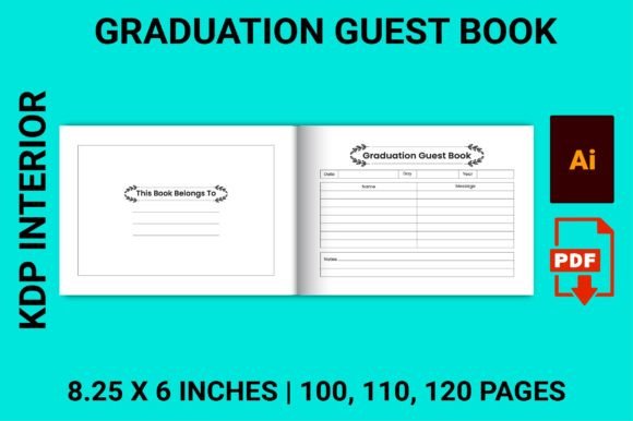Graduation Guest Book - Kdp Interiors: A Versatile Tool for Your Publishing Workflow