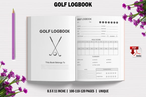 High-Quality Golf Logbook for KDP Interiors