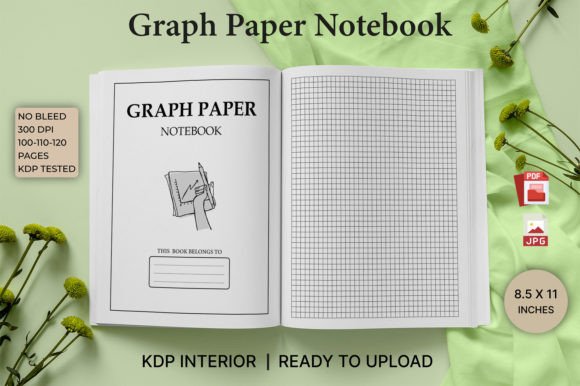 High-Quality Graph Paper Notebooks for KDP