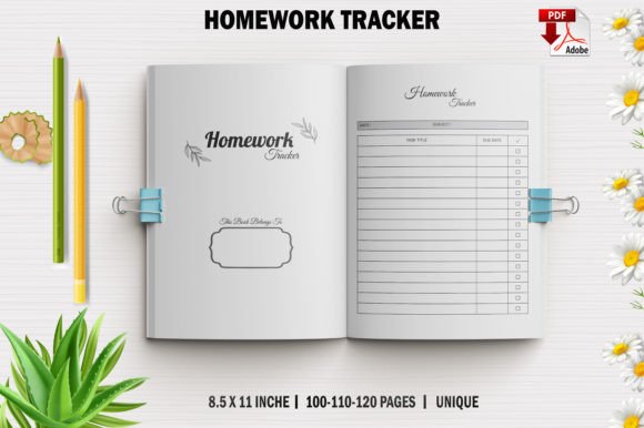 Homework Tracker for KDP Interiors: A Must-Have Tool for Organized Success