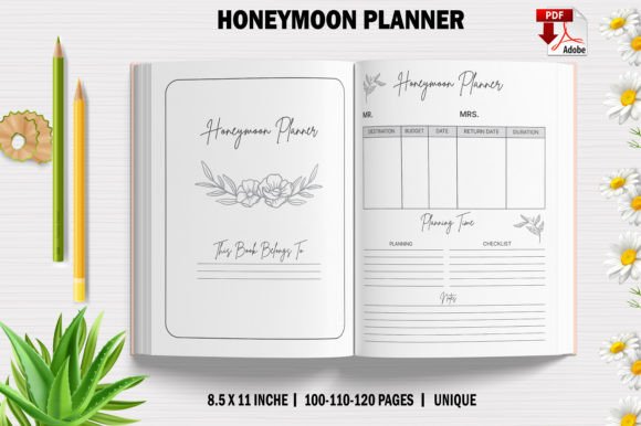 Honeymoon Planner for KDP Interiors