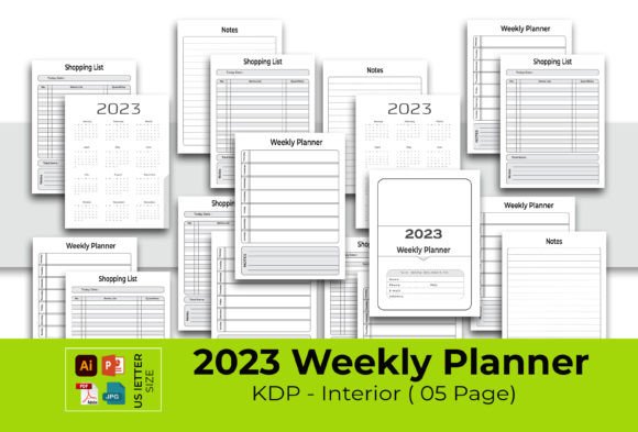 Maximize Your Productivity with the 2023 Weekly Planner – KDP Interior’s