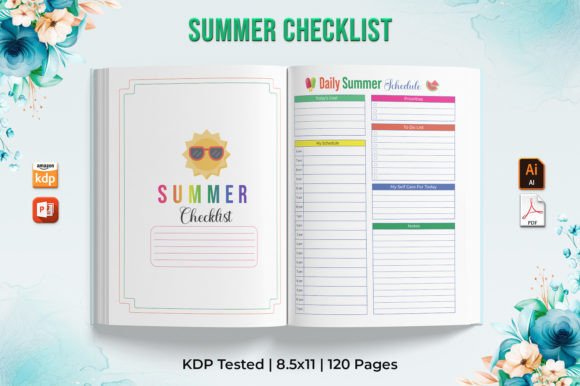 Maximize Your Summer with the Ultimate Summer Checklist Planner Kdp Interior