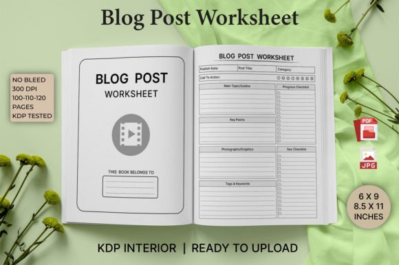 Streamlining Your KDP Interiors Blog Posts with the Blog Post Worksheet