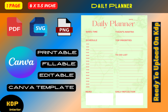 Unlock Creativity with Daily Planner - KDP Interiors Editable