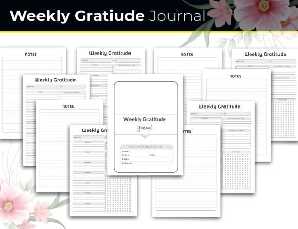 Unlocking Gratitude: A Comprehensive Guide to the 2022 Weekly Gratitude Journal KDP Interior